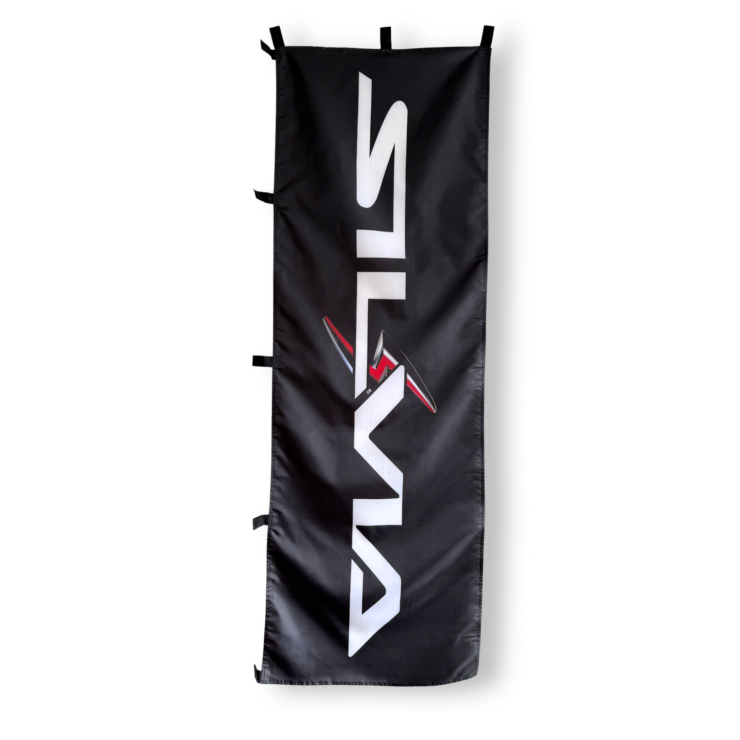Silvia - No Carbon Fibre Flag on Black Background