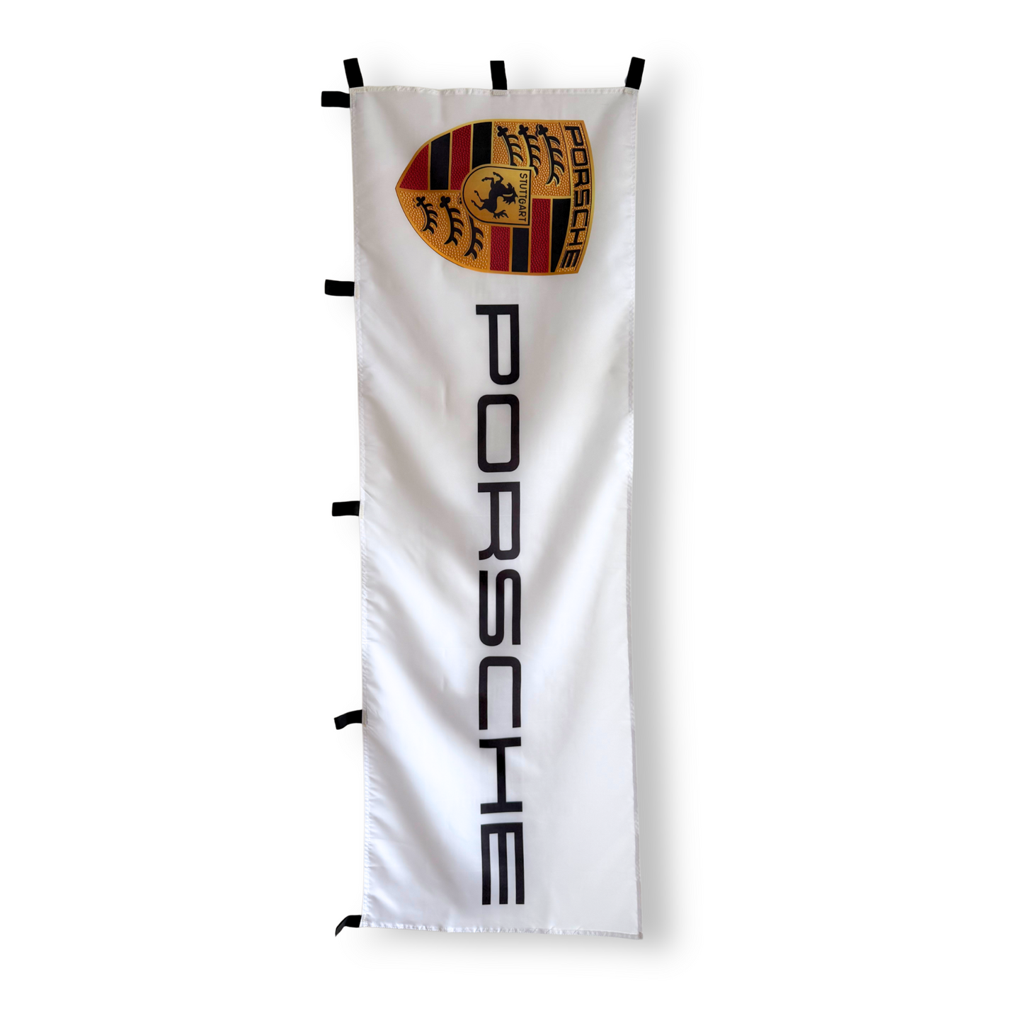 Porsche Flag with White Background 