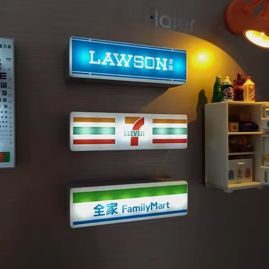 ALL Japanese Konbini Light up Magnet Light Box